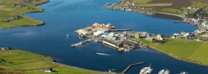 Shetland Islands port
